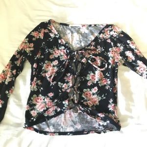 Floral crop top from styles for less