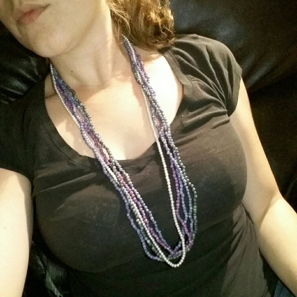 Beautiful tiny beaded necklaces.