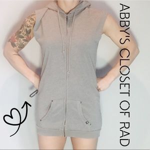 DC Shoes zip sweatshirt tank dress