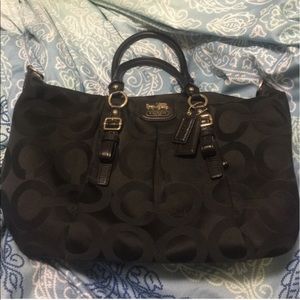 Black coach bag