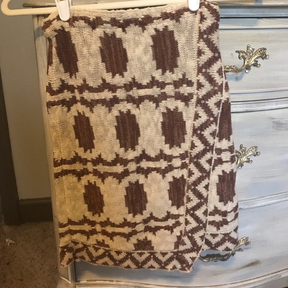 free people knit skirt