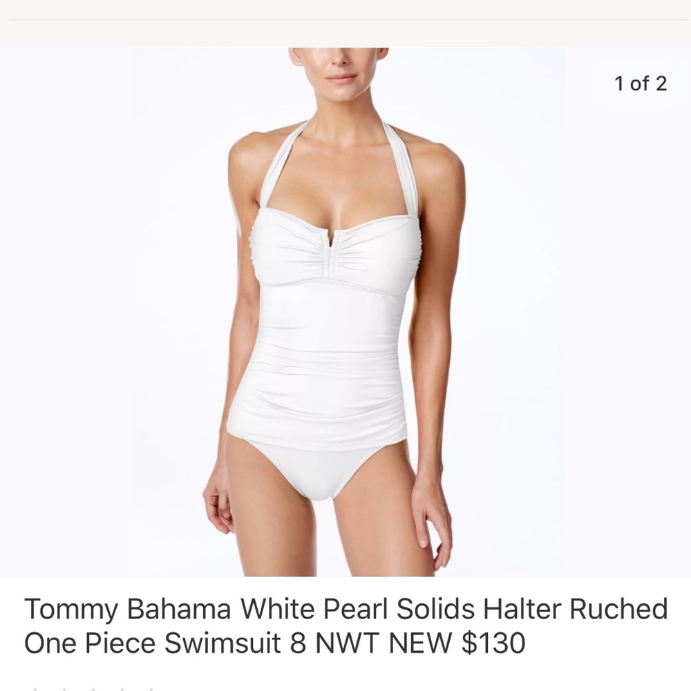 Tommy Bahama White Bathing Suite