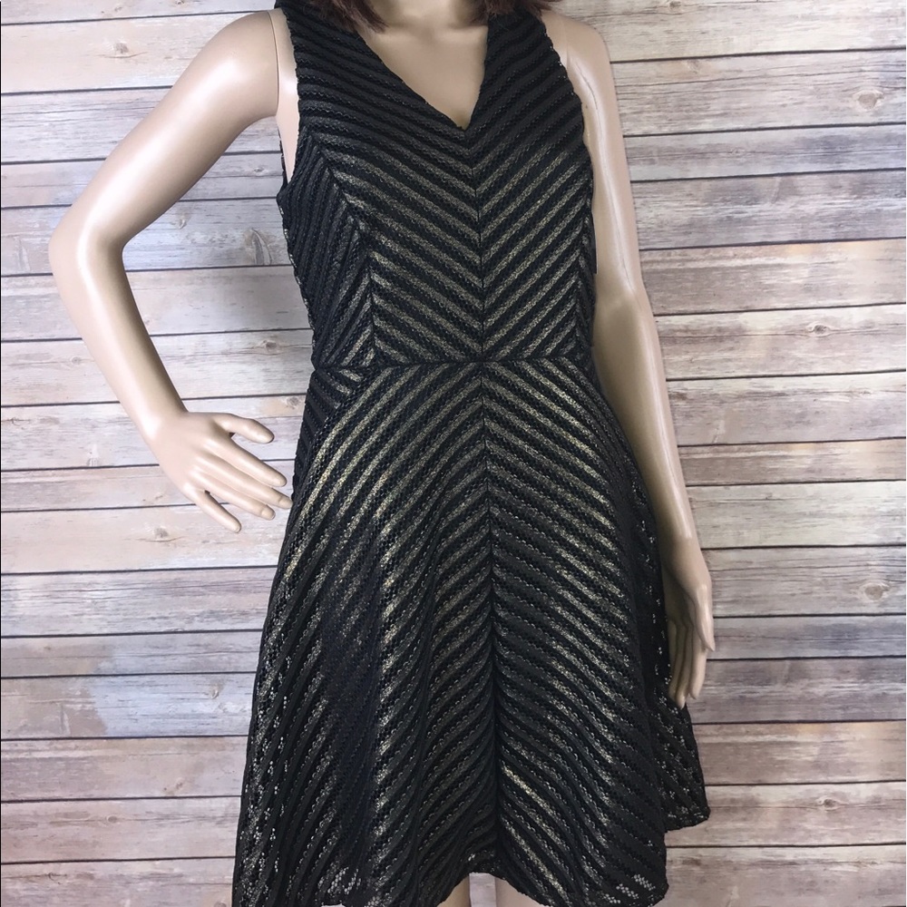 NWT Black & Gold Dress