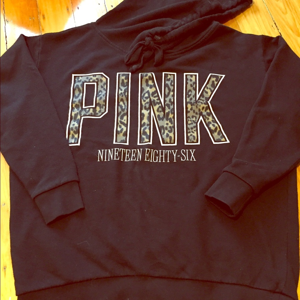 PINK Leopard Print Victoria Secret Hoodie