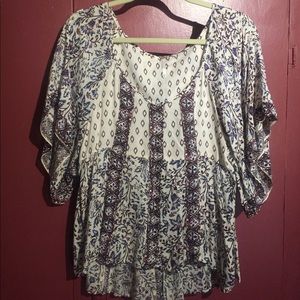 Free People flowy shirt