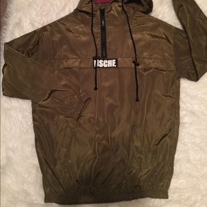 Army Green Windbreaker