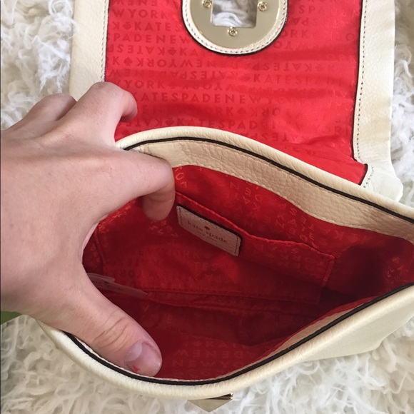 NWT Kate Spade Naomi Astor Court bone color bag - Picture 4 of 7