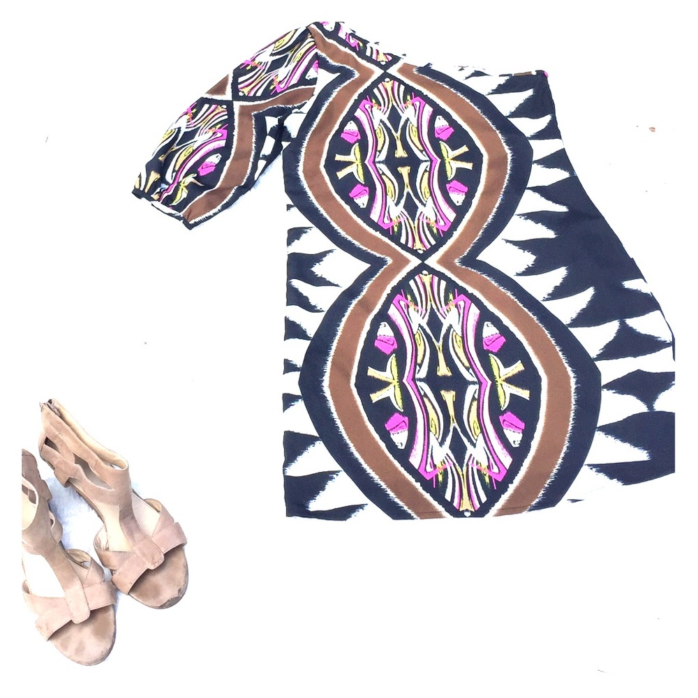 Summer dress with wedges sandals