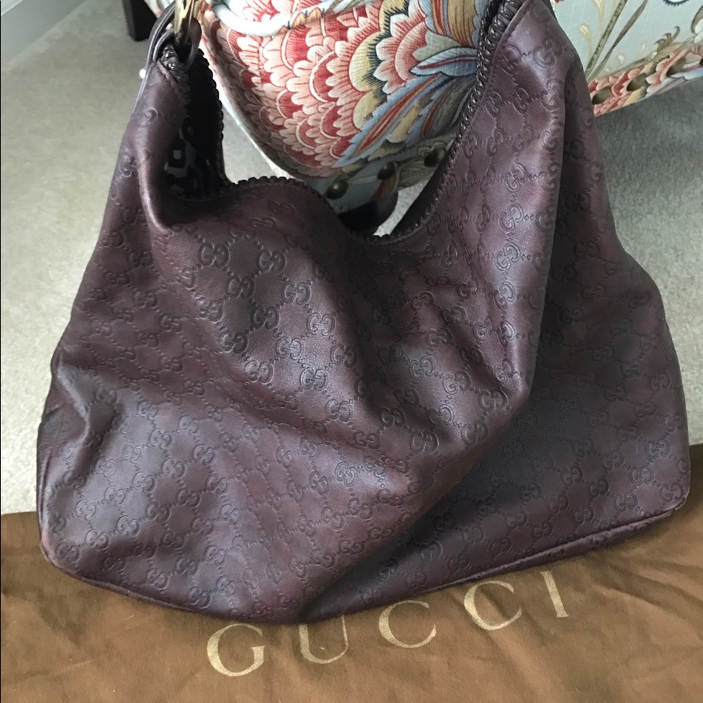 Gucci large hobo bag