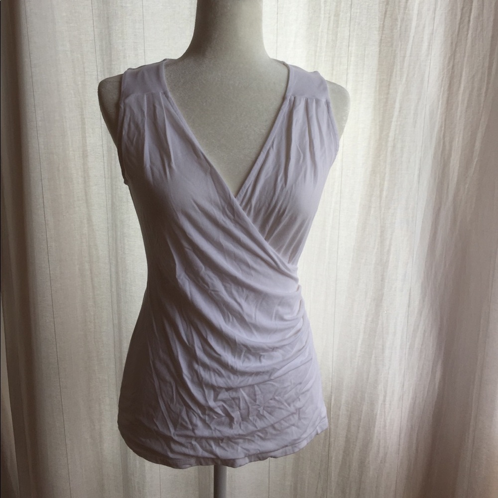 Banana Republic white v neck women's tank.