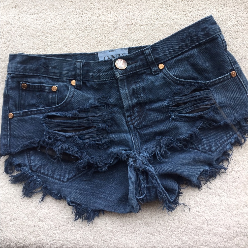One Teaspoon Bonitas Denim Shorts