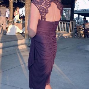 Xscape Dresses - Xscape plum eggplant cocktail dress Xscape Dresses - Xscape plum eggplant cocktail dress