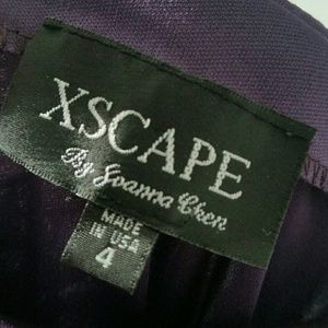 Xscape Dresses - Xscape plum eggplant cocktail dress Xscape Dresses - Xscape plum eggplant cocktail dress