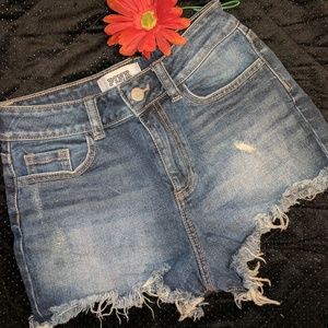 PINK Victoria's Secret High Wasted Shorts