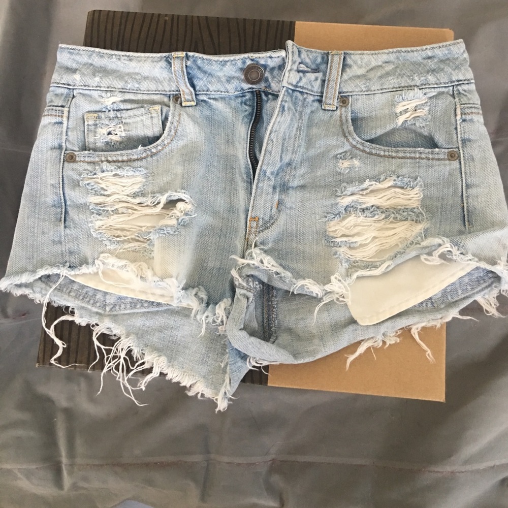 Jean shorts Mid-rise