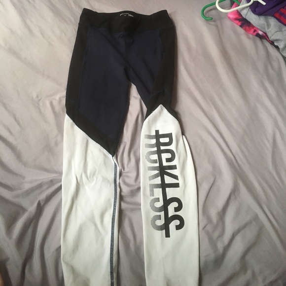 Young & Reckless Other - Blue black and white young and reckless tights