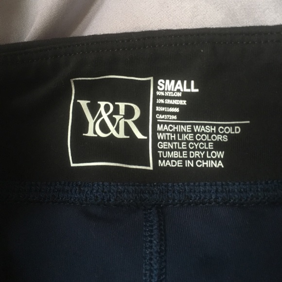 Blue black and white young and reckless tights - Picture 2 of 2