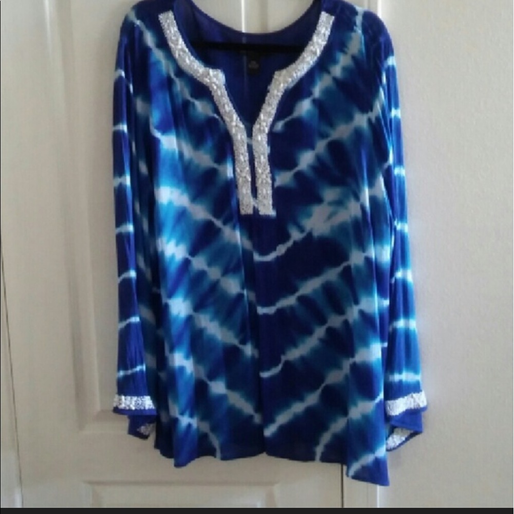 Inc beautiful blue tie dye
