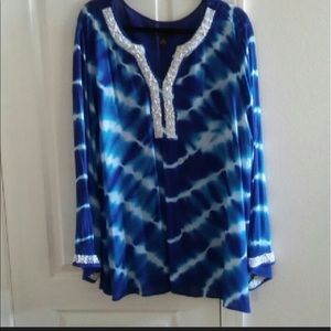 Inc beautiful blue tie dye