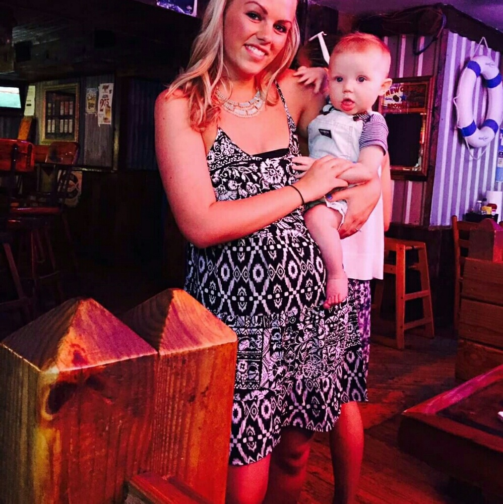 Black and White Dress