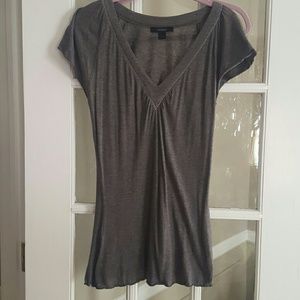 Express v-neck gray shirt