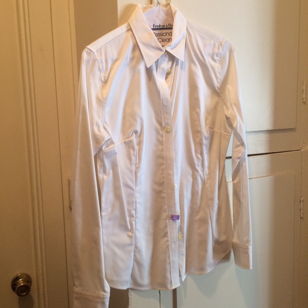 Banana republic no iron tailored fit blouse.