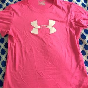 Pink and white shirt