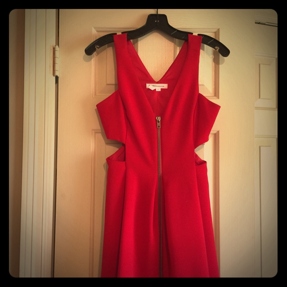 BCBG Red dress size 4