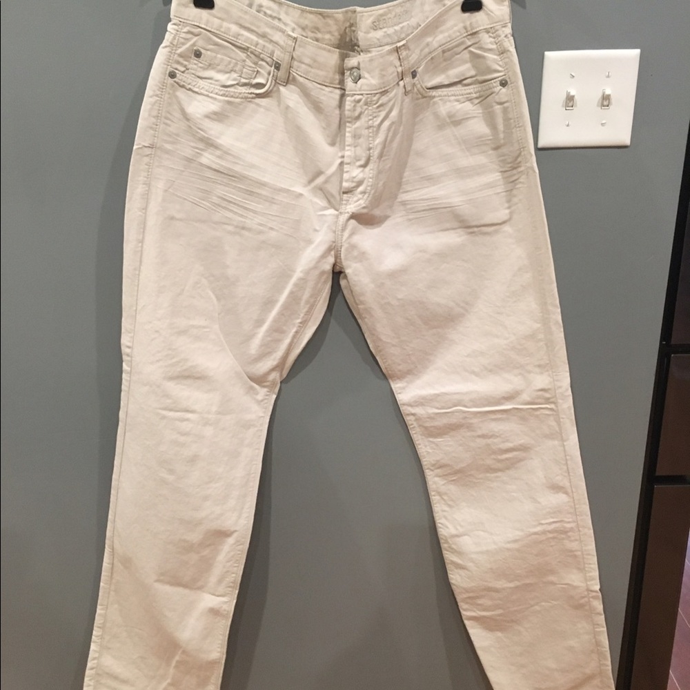 Light Khaki Pants by 7 All Man Kind