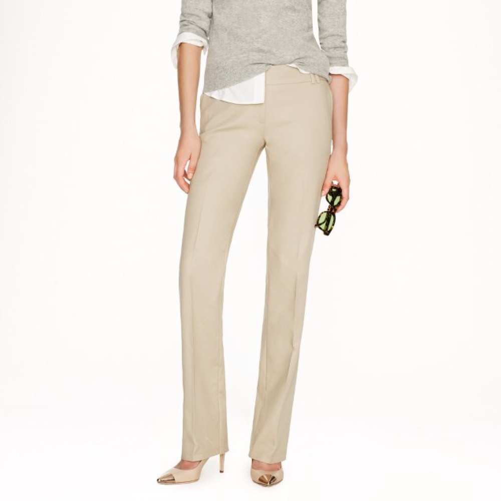J.Crew 1035 Trouser In Superfine Cotton