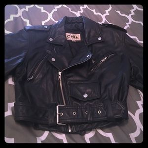 Chia leather jacket
