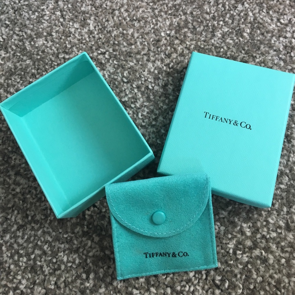 Tiffany Co. box and pouch