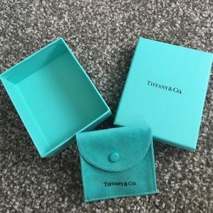 Tiffany Co. box and pouch