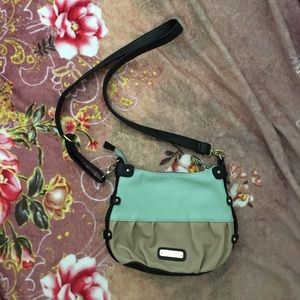 Steve Madden Mint + Tan Bag