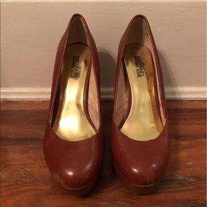 Michael Kors brown heels