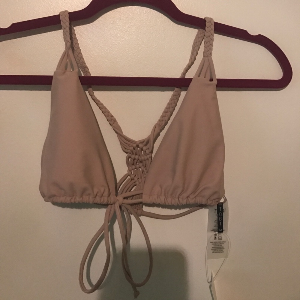 BRAND NEW WITH TAGS beautiful bikini top!!