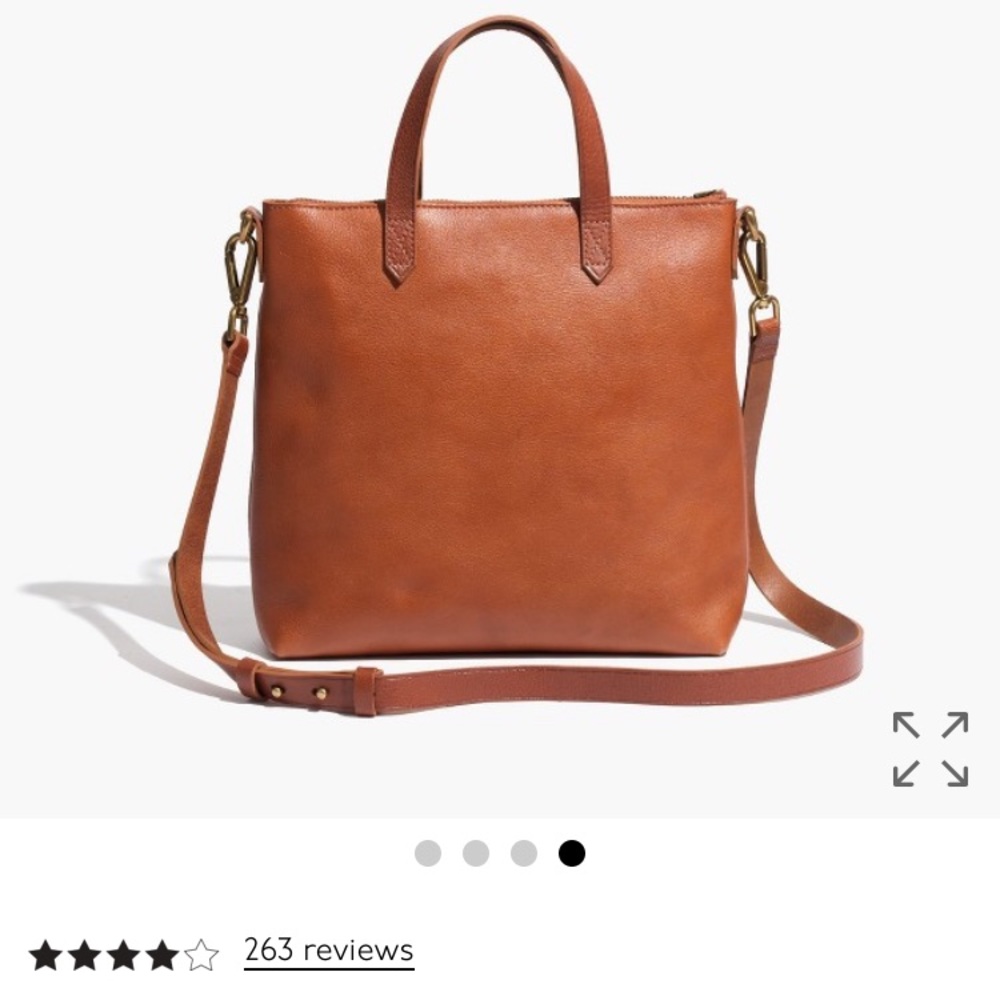 Madewell mini transport crossbody English Saddle