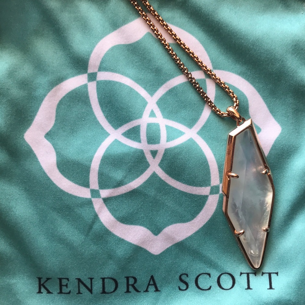 Kendra Scott Beatrice Ivory Pearl Long Necklace