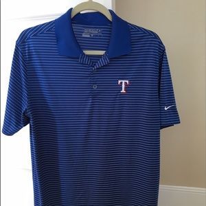 Texas Rangers Nike Dri-fit Golf Polo
