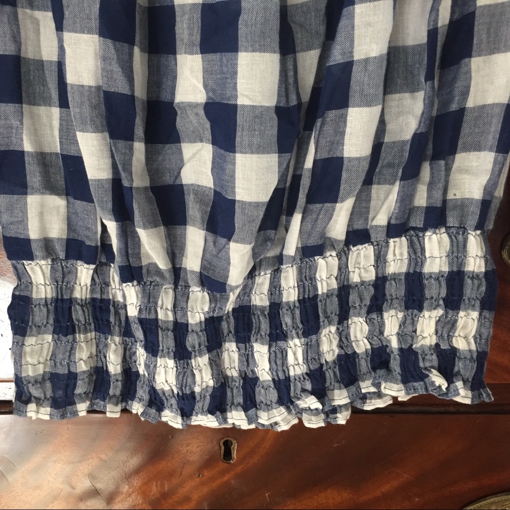 Checked peasant top - Picture 3 of 3