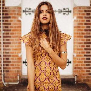 lenni the label | damsel dress in damask print