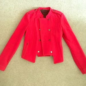 BCBG Women's short-waisted Peacoat