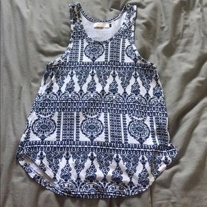 Ava Sky tank top sz small