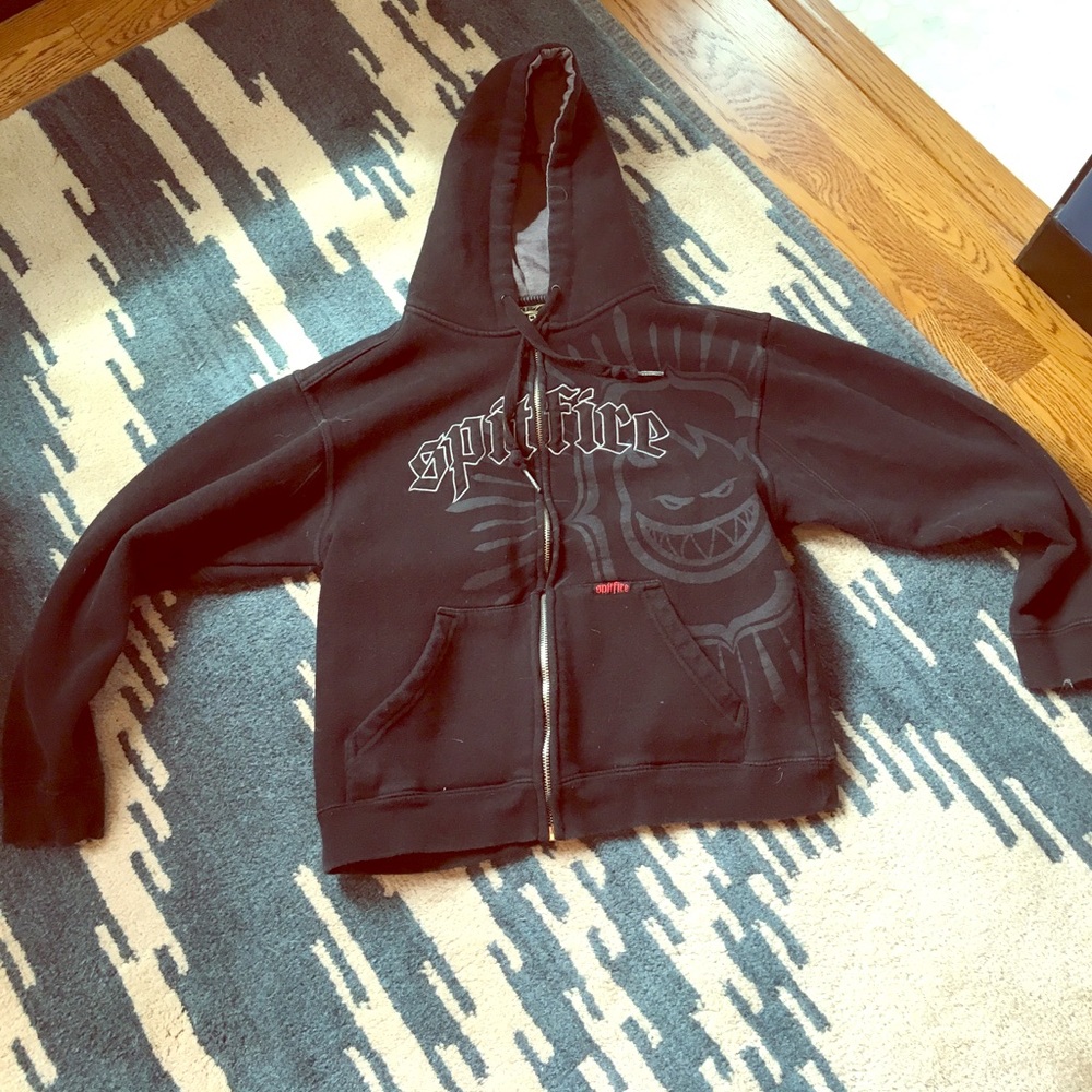 This is a Spitfire Quality Combustibles hoodie