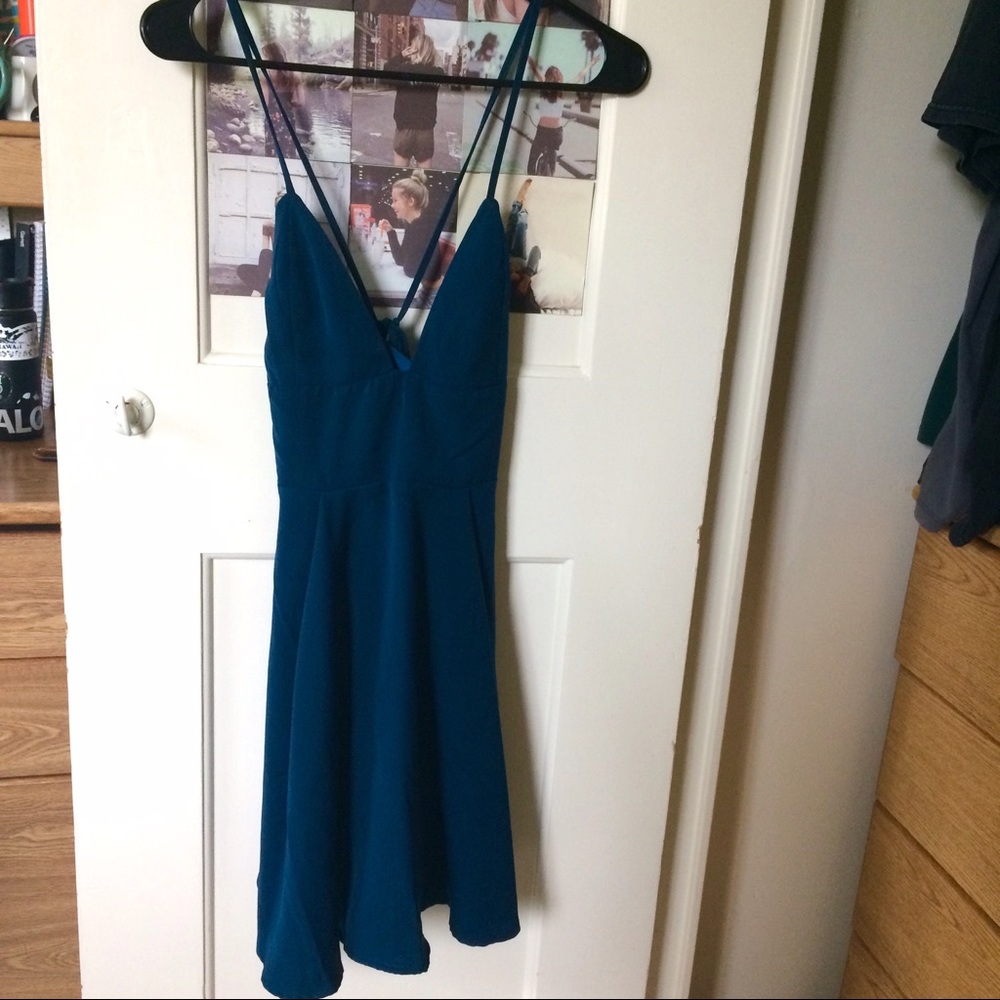 Tobi Strapped In Love Skater Dress