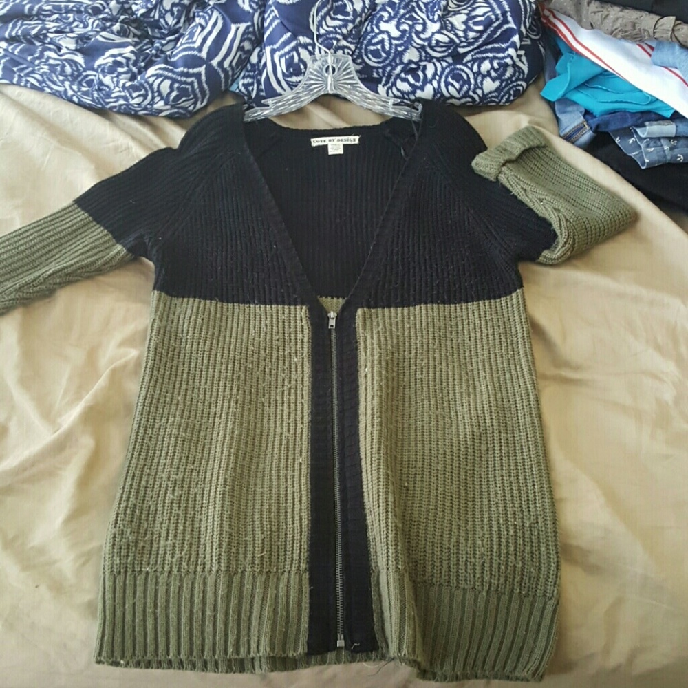 Oversized colorblock sweater