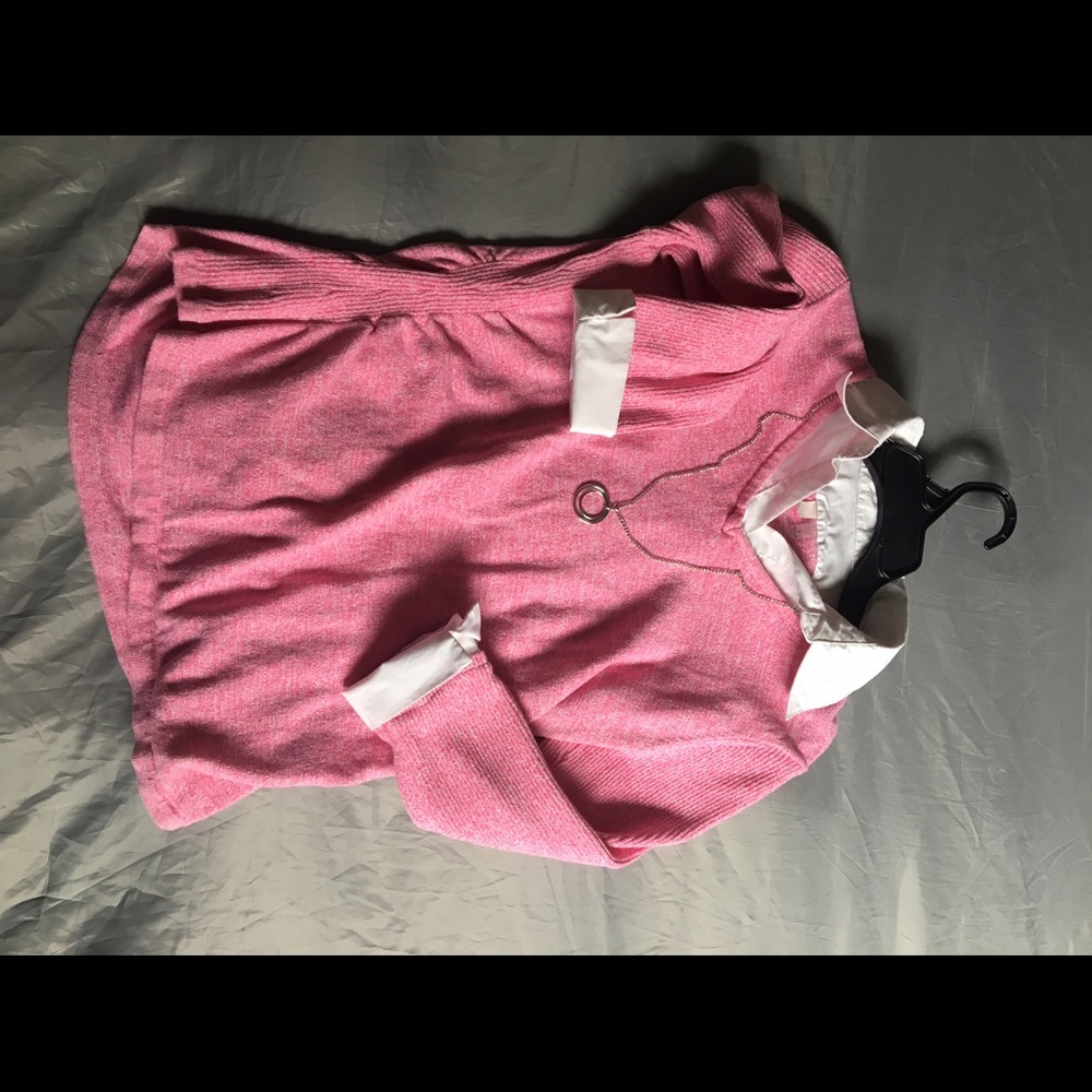Pink professional with necklace