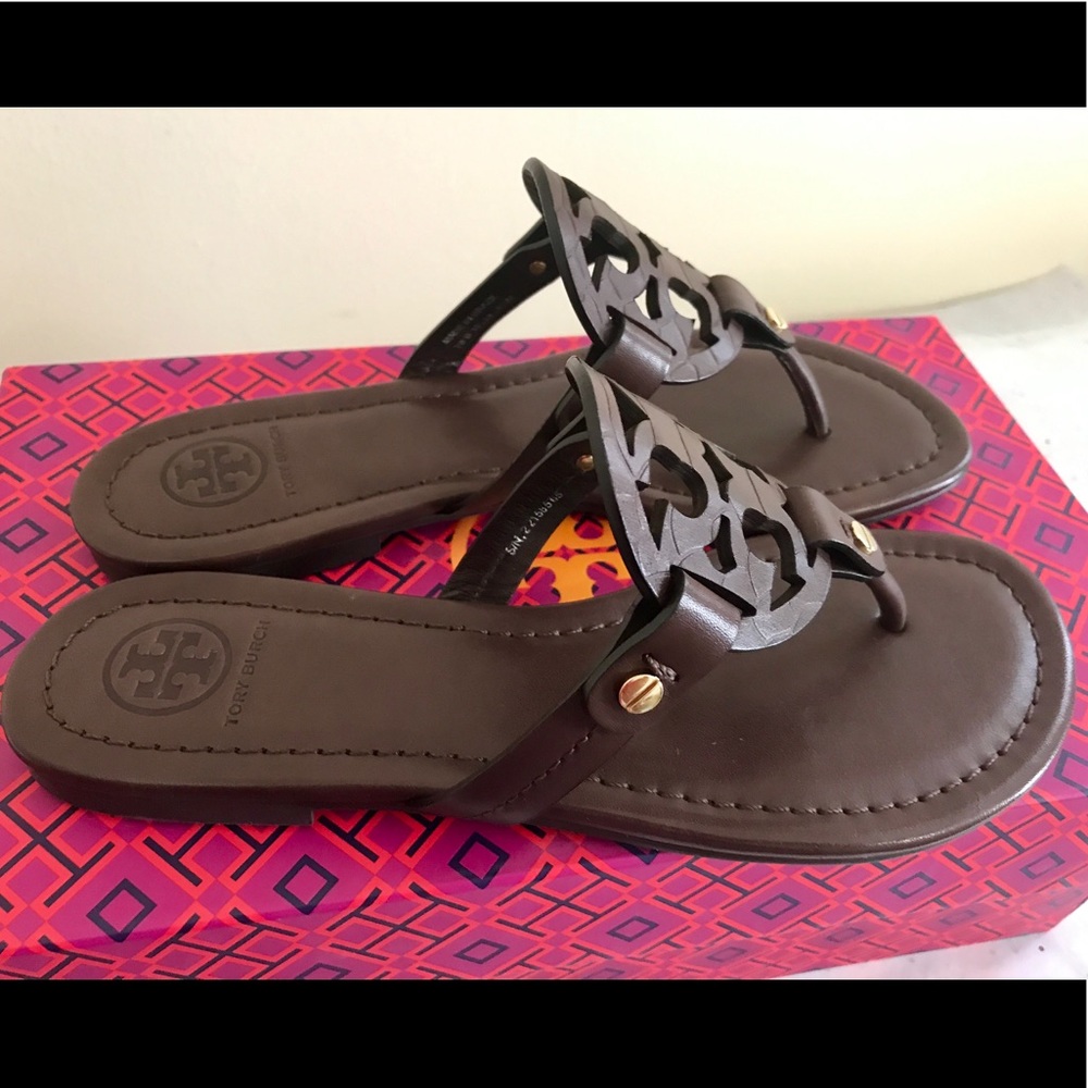 ❤️💕Tory Burch Snake Print Logo Miller - Picture 3 of 8