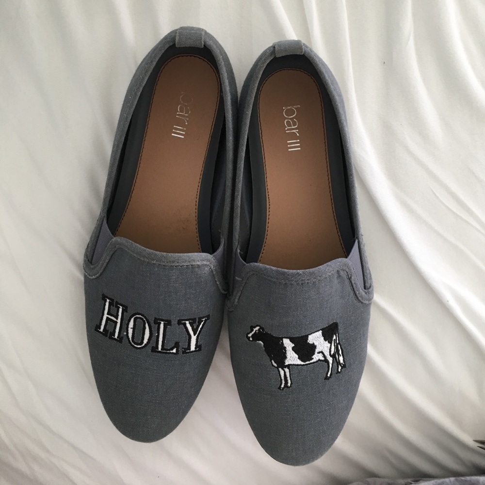 Barely worn Bar III "Holy Cow" shoes