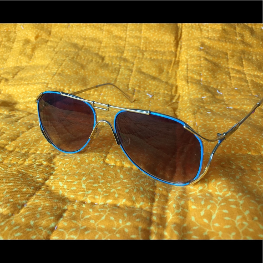 Betsey Johnson Cobalt Blue Aviators